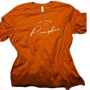 HEY THERE PUMPKIN GRAPHIC TEE BELLA CANVAS SIZE XL
